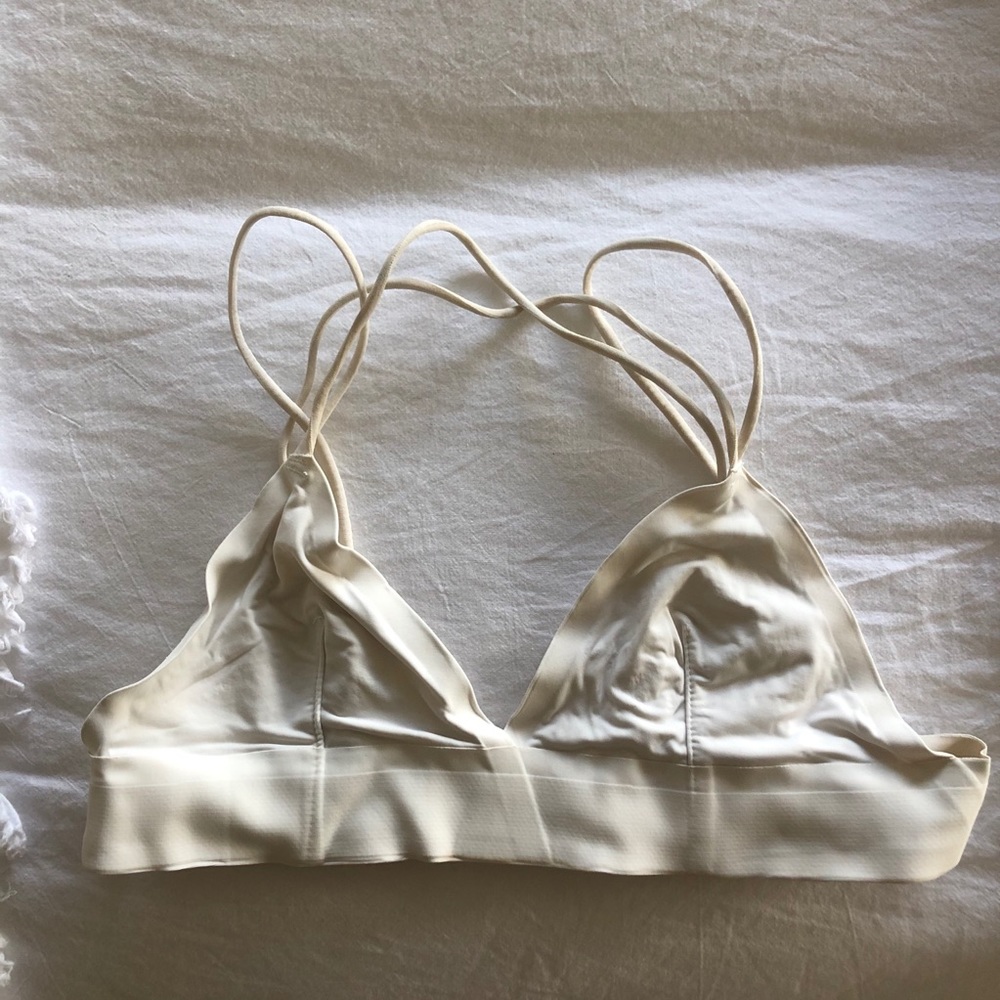 White Strappy Bralet